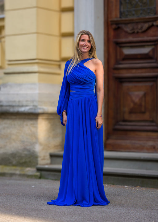 Duga haljina na jedno rame