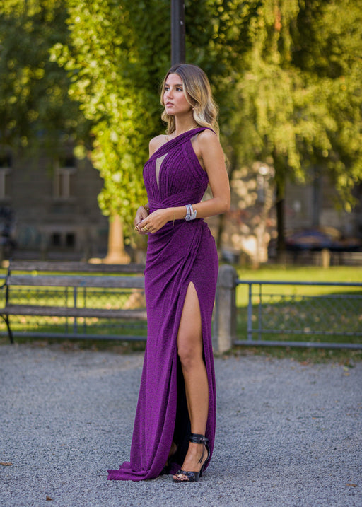 Duga haljina sa šljokicama