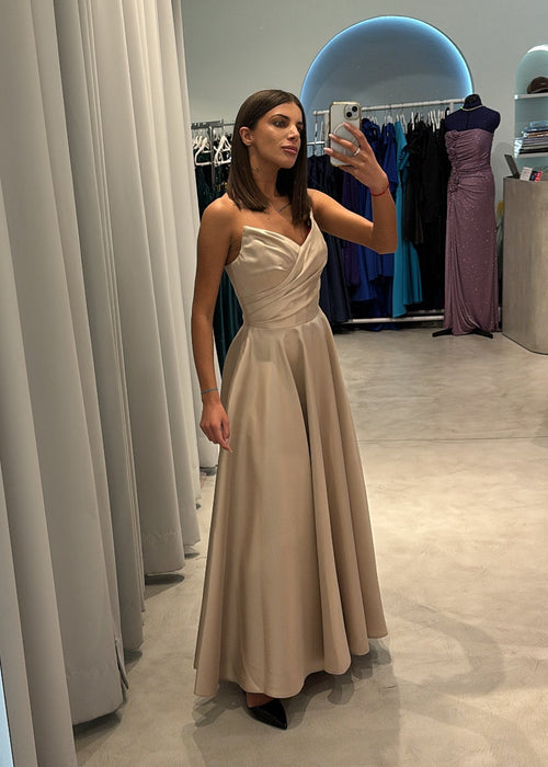 Maxi haljina srcolikog izreza